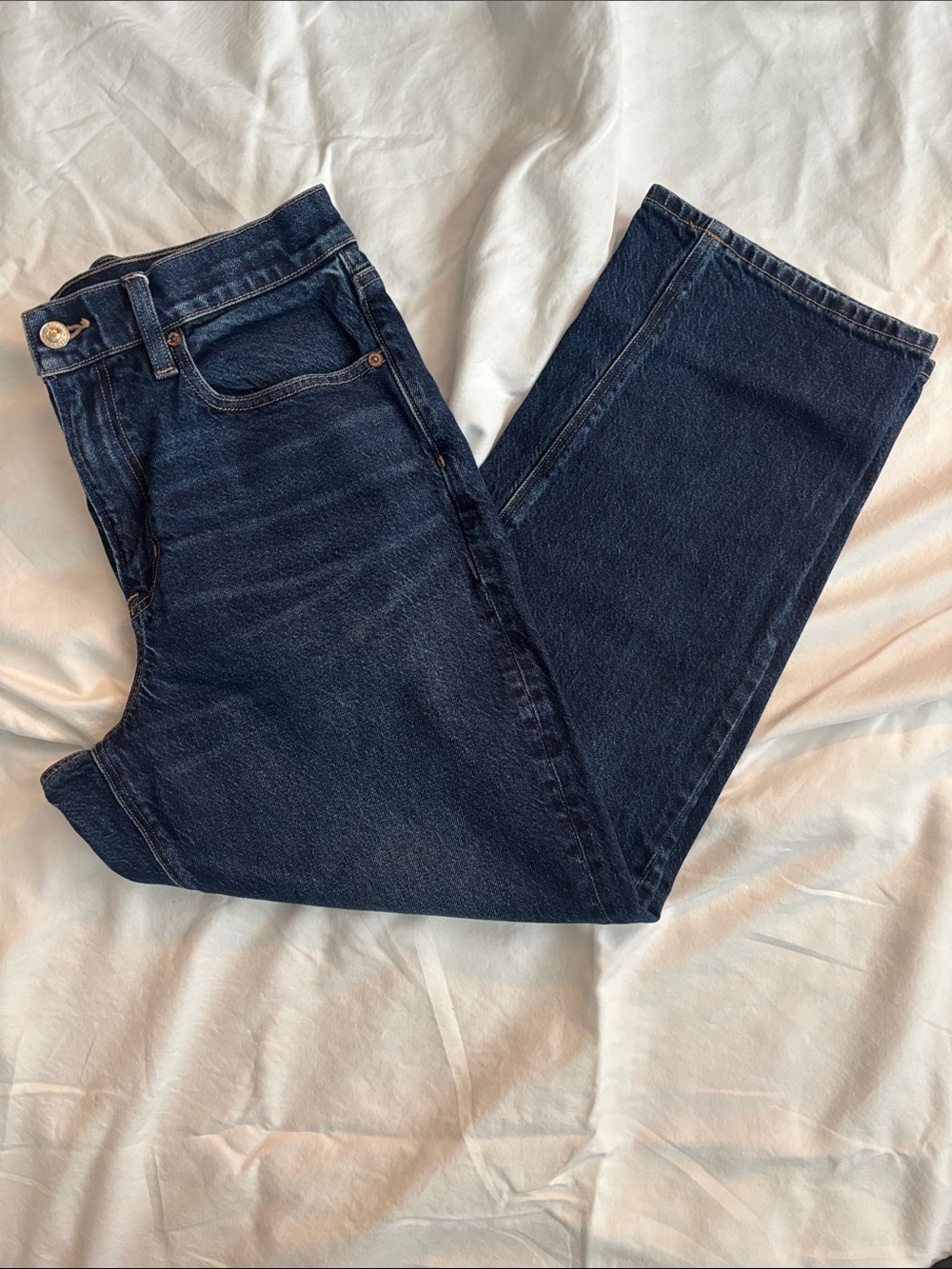 American Eagle Outfitters Dark Blue Slim Straight Jeans